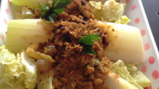 Crumble d'endives confites au curry