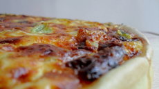 Quiche aux poireaux & comté