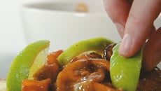 Poulet à l'ananas et au miel