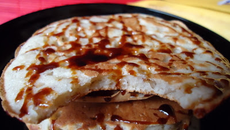 Blinis à la banane et cannelle