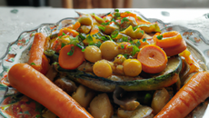 Perche du nil aux petits légumes