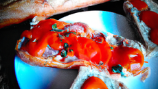 Pain de surimi et sauce tomate provençale