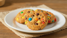 Cookies faciles aux m&m's