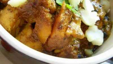 Curry de haddock aux noix de macadamia