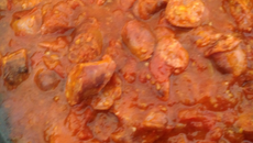 Rougail saucisse maison