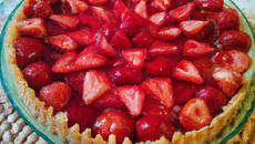 Tarte aux fraises originale