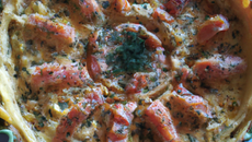 Quiche au saumon very light