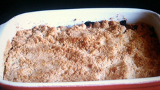 Crumble coloré de légumes fondants au romarin