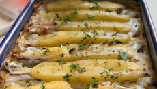 Gratin de patates aux harengs