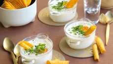 œufs cocotte aux herbes et ses mouillettes tortilla