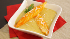 Coraya Suprêmes langouste, crème de lentilles corail au lait de coco