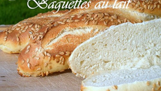 Baguettes au lait