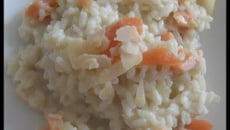 Risotto au saumon et au parmesan