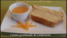 Gâteau de crêpes et son coulis d'orange