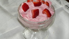 Mousse de fraise extra light