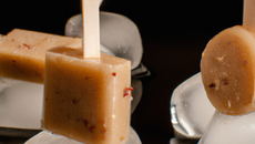 Sucette de foie gras en gelée de muscat