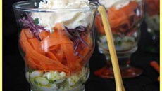 Céviche St Jacques-dorade et sa chantilly au citron vert