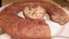 Cake jambon, petits pois, gruyère.....