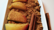 Crumble poires & cannelle