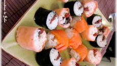 Sushis au saumon fumé
