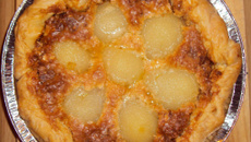 Tarte gingembre poire