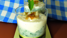 Verrine de courgette au Gorgonzola