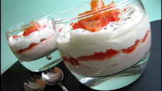 Verrines de saumon fumé à la ricotta