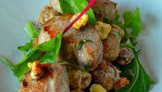 Noisettes d'agneau aux châtaignes