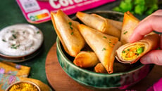 Samoussas aux tranches végé curry cumin