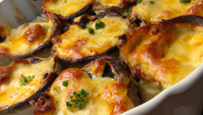 Pinces de tourteaux gratinées