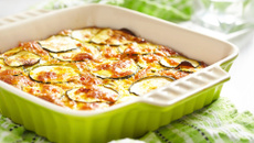 Gratin de courgettes façon flan