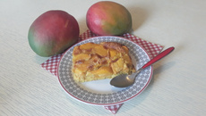 Clafoutis à la mangue facile