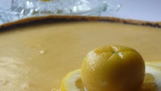 Tarte citron et chocolat, pâte sablée à la poudre d'amande