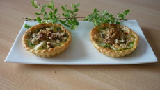 Feuilletés aux poires et au stilton