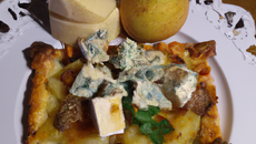 Brick au roquefort et poire