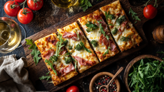 Gaufres salées fourrées aux fromages