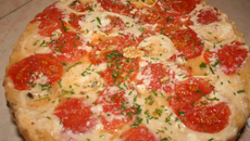 Tarte tatin de tomates et chèvre