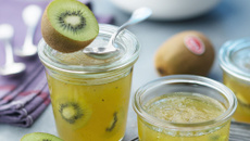 Gelée de kiwis et thé Earl Grey