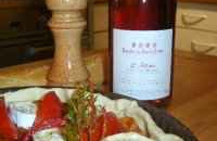 Tarte aux tomates fraîches et fromage de chèvre