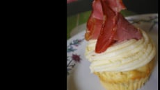 Cupcakes salés au poireau et leur ganache au Saint Félicien