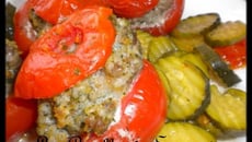 Tomates farcies aux courgettes vapeur
