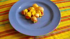 Coquilles Saint-Jacques au safran