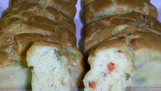 Mini cake aux deux poivrons
