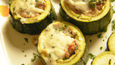 Courgettes farcies au reblochon