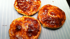 Mini galette à la choco-frangipane et crème pâtissière