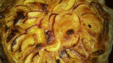 Tarte nectarine et noix de coco