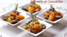 Émincé de bœuf, chutney de mirabelle