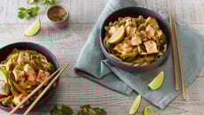 Poulet sauce aigre douce aux poivrons et citron vert