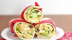 Wraps de poulet au curry