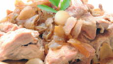 Fricassée d'échine de porc d'Argenteuil